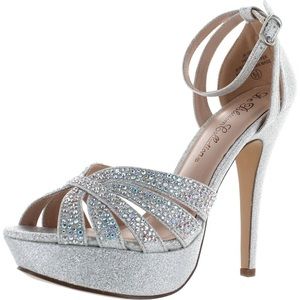 De Blossom Collection VICE-229 Sparkle Pumps